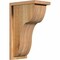 Ekena Millwork Carmel Rough Sawn Corbel w/Backplate, Western Red Cedar, 8"W x 12"D x 20"H COR08X12X20CAR01RWR - alternate 1